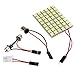 Produktbild 2x 48 SMD 5050 Weiß LED Panel Innenraum Bleuchtung Lampe+T10 Sockel+BA9S Sockel+Soffitte Adapter