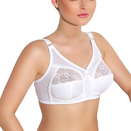 Jarpol 5777 Non Padded Bra Wireless Lace Adjustable Straps - Made In EU