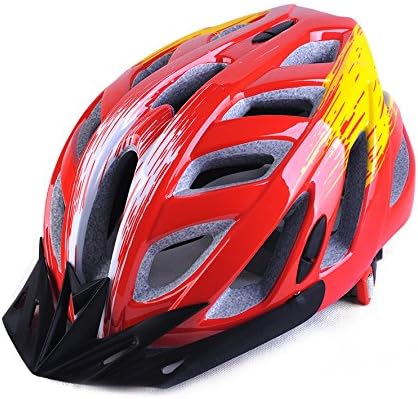 Bicycle helmet mountain men and women road cycling helmet in one helmet helmets bicycles equipment accessories , red , xl