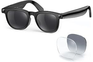 Black Frame+Black Sunglasses Lens
