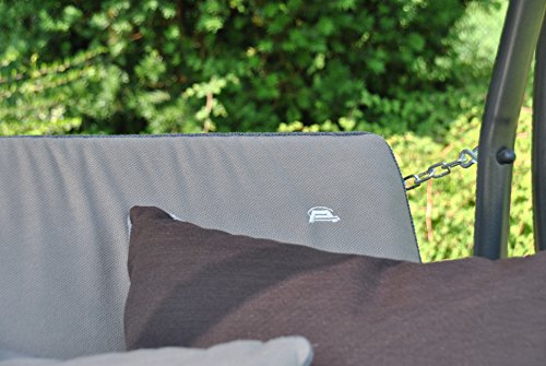 Angerer Elegance Style Hollywoodschaukel Style, Grau, 3-Sitzer - 4
