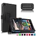 Produktbild Lenovo TAB3 7 Essential / Lenovo Tab3 A7-10 Hülle, Infiland Slim Fit Folio PU-lederne dünne Kunstleder Schutzhülle Cover Tasche für Lenovo TAB 3 7 Essential (Lenovo TB3-710F) 7,0 Zoll Tablet 2016 Release/Lenovo Tab3 A7-10 mit Standfunktion(Schwarz)