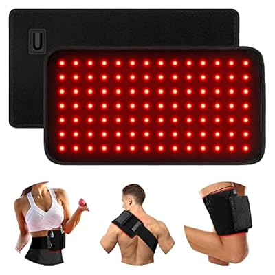 Usuie Red Light Therapy Belt For Body, Infrared Light Therapy Device, Led Flexible Wearable Wrap, With Timer For Back Shoulder Waist Muscle Pain Relief Gift For Woman And Man