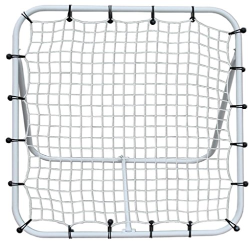 Rebounder, Returnwand, Prallwand, Kick Back – Farbe: weiß – Maße: 110 x 110 cm - 2