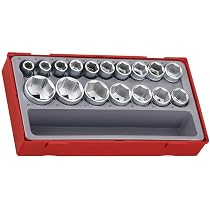Teng 1201 Vierkantantrieb Flex-Griff – 1/2 Zoll, Chrom-Vanadium, Mit Sicherungsmechanismus