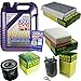 Produktbild Filter Set Inspektionspaket 5 Liter Liqui Moly Motoröl Leichtlauf High Tech 5W-40 MANN-FILTER Innenraumfilter Kraftstofffilter Luftfilter Ölfilter