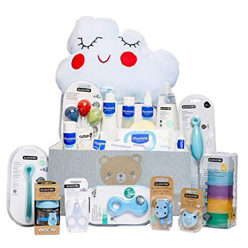 Canastilla Bebé Premium (Azul)