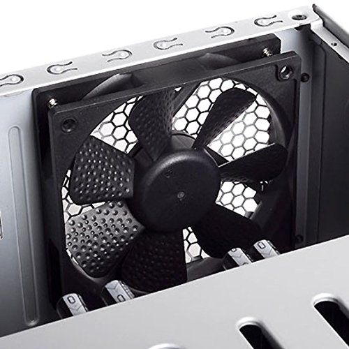 SilverStone SST-DS380 – Case Storage Mini-ITX Computer-Gehäuse mit Fronttür, 8x 3.5″ HDD Hot-Swap Einschübe, schwarz - 15