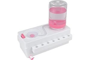 TAIXINPOWER Brush Rinser 2023 New Improved Paint Brush Cleaner, Waterproof Upgrade with Drain & Paintbrush Shelves, Brush Rinser Painting Running Water Cycle Paint Brush Rinser for Acrylic Painting