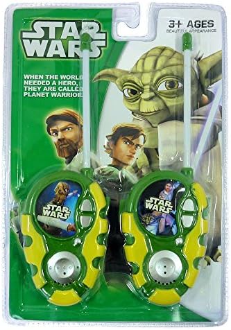 Star Wars Walkie Talkie Set For Kids Jedi Hero Set Lightsabers Yoda And Obi Wan High Quality Toys High Range for Outdoor / Indoor Environment Easy to Use Design Ideal Toy For and Young Child Kids