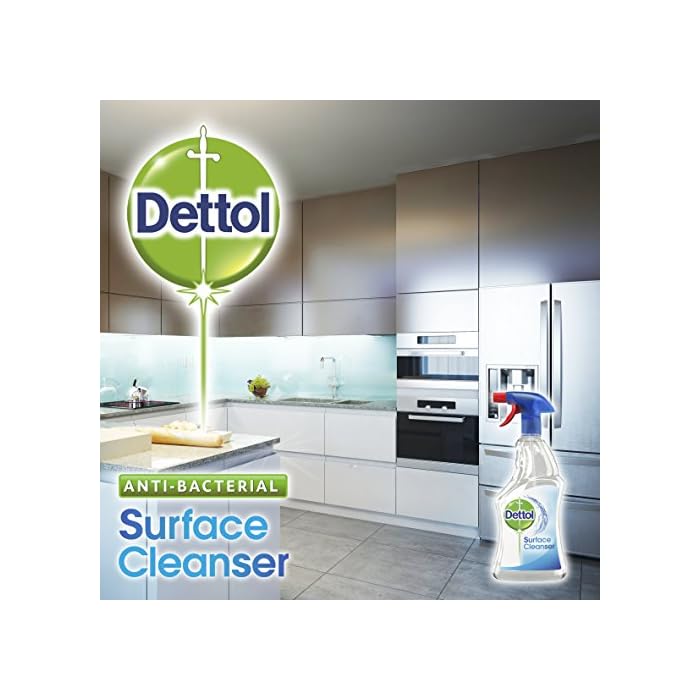 Dettol Antibacterial Surface Cleaning Spray, 750 ml, Pack of 3 Fresh