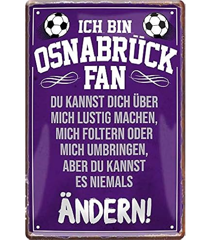Magdeburg Fan Blechschild – Wanddekoration Mit Spruch, 18x12 Cm, Inkl. Saugnapf & Kordel