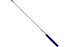 Thrymme Pointer Stick, 100cm Extendable Finger Pointer with Non-Slip Frosted Handle, Retractable Sticks for Classroom, Office, Presentation, Touchscreens, Navy Blue