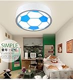 LYXG Kinderzimmer Lampe LED Deckenleuchte für Jungen und Mädchen und einladende Zimmer Licht Energie cartoon Licht Fußball eye care Kinder Lampen (400mm*90mm), weißes Licht - 3