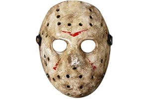 FoxyPrinting Jason Voorhees JB Actor Movie Tv Celebrity Cardboard Party Face Mask Fancy Dress
