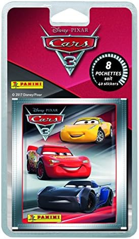 Panini France Cars 3 Movie 2319-038 Blister Packaging 8 Pockets