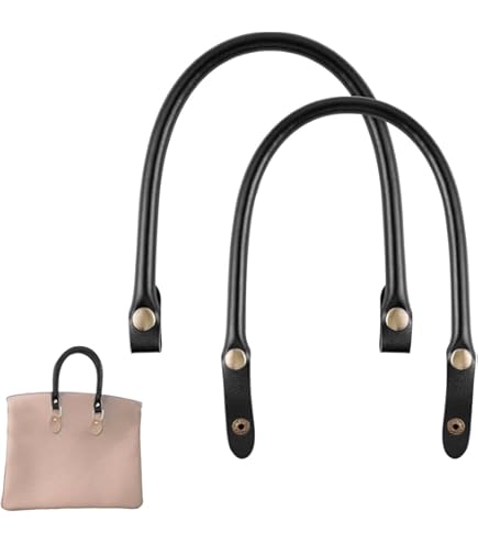 8 Manici Per Borse In Pelle PU - Cinghie 60cm Con Borchie, 4 Colori, Per Fai Da Te - Foto 5