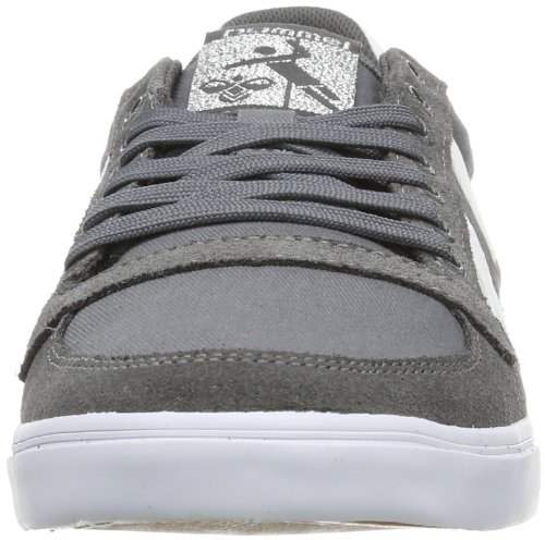 Hummel Sneaker Unisex Erwachsene – SLIMMER STADIL LOW – Freizeitschuh div. Farben – Halbschuh Leinen / Wildleder – Klassik Turnschuh Comfort Sohle - 4