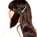 Tonsee Women's Fashion 1PC Gold Scissors shape Hair Clip Hair Accessories Headpiece (Silver)