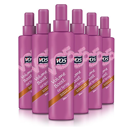 VO5 Volume Boost Hair Styling Gel Spray 200 ml - Pack of 6