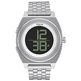 Nixon Unisex Digital Quarz Uhr mit Edelstahl Armband A948000