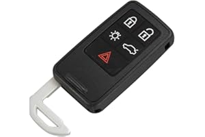 KUYUANSU 5 pulsante astuto chiave auto shell caso cove fob per Volvo S60 V60 S80 XC70 XC60 V70 2008-2017 auto accessori inserire lama