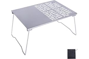 Boundless Voyage Il piatto ultraleggero durevole della griglia del BBQ del carbonio del titanio include una borsa per il campeggio di escursione all'aperto del barbecue