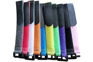 Alicer - 10 cinghie elastiche per canna da pesca, accessori da pesca