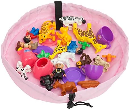 EZY Tidy Buddy Toy Organizer Pink 17-inch