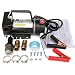 Produktbild Flying Colourz – 12 V Tragbare Kraftstoff Diesel Pumpe Öl Umfüllpumpe selbstansaugend 45L/Min 200 W Schwarz