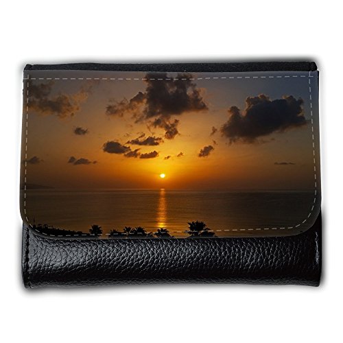 Preisvergleich Produktbild Portemonnaie Geldbörse Brieftasche mit / / M00421681 Sonnenaufgang Fuerteventura Atlantik / / Medium Size Wallet