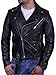 Produktbild Brandslock herren echt lederjacke rocker brando schwarz Large