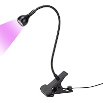 SANON UV Lampe 3W Mit Clip – USB-betrieben, Wellenlänge 395 Nm, Für Gelnägel & Handy-Reparatur