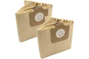 SPAREGETTI BAGS TO FIT DEWALT DW790 DXV23PTA 23L DXV38S 38L LARGE CAPACITY COMPATIBLE REPLACEMENT VACUUM CLEANER HOOVER PAPER DUST BAGS APPROX 32 X 80 CM PACK OF 10