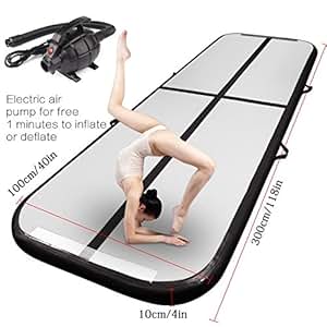 Hopopular 400 x 100 x 10 cm Air Track Tumbling Matte Boden