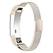 Produktbild Fitbit Alta HR Armband,Fitbit Alta Armband,Simpeak Edelstahl Ersatzzubehör Metallband Band Straps für Fitbit Alta und Fitbit Alta HR,Klein, Champagner-Gold