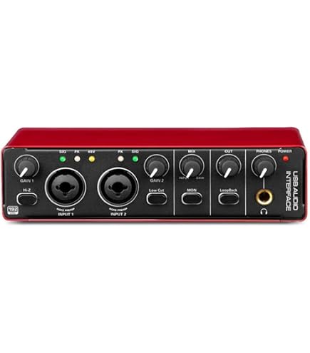 Focusrite Scarlett 2i4 USB Audio Interface : Amazon.in: Musical