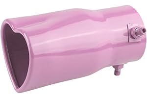 Rrlihjgu Exhaust Muffler Tip,Replacement Tailpipe Exhaust Pipe Muffler | Heart-Shaped, 63mm Modified Accessories for Most Vehicles, Noise Protection