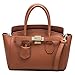 Produktbild Kalinaliu Echtes Leder Frauen Top Griff Satchel Handtasche Tote Umhängetasche Handtasche Umhängetasche