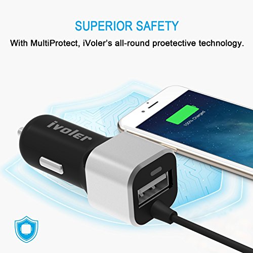 Garantie Vie iVoler Chargeur de Voiture Allume-Cigare 2 Ports USB 24W 4 8A avec C ble Lightning 1 5m Ultra Petit Chargeur Allume-Cigare USB d reviews Garantie Vie iVoler Chargeur de Voiture Allume-Cigare 2 Ports USB 24W 4 8A avec C ble Lightning 1 5m Ultra Petit Chargeur Allume-Cigare USB d