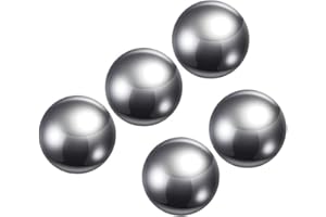 Kozelo 5pz Precisione Sfere - Sfere Acciaio [18mm] 304 Acciaio Inossidabile per Cuscinetti Utilizzare Sfere Metalliche Palline Bici, Solido