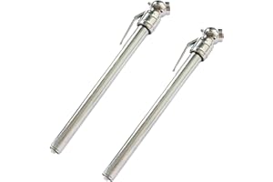 GIONAR 2er Set Edelstahl Reifendruckmesser Stift | Tragbare Reifendruckprüfer für Autos und Wohnwagen | Genaues Mini-Manometer luftdruckprüfer für Fahrräder und Geländewagen