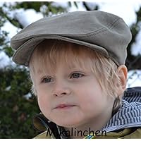 Schiebermütze Leinen olive