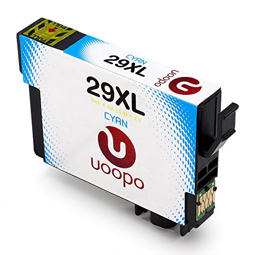 Uoopo Epson 29XL Kompatible Druckerpatronen, Multipack patronen für Epson Expression Home XP-332 XP-235 XP-335 XP-432 XP-435 XP-442 XP-445 XP-342 XP-345 XP-245 XP-247 Drucker.( 1 Schwarz 1 Cyan 1 Magenta 1Gelb) - 3