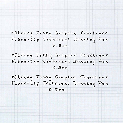 rOtring 1904812 Tikky-Grafik-Fineliner-Stifteset (3-teilig) - 8