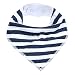 Baby Unisex Bandana Drool Bibs , ivencase Lines Wave Star Point Pattern Absorbent Cotton Cute Baby Gift Sets Feeder Bib for Boys & Girls (4-Pack Set)