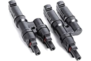 Offgridtec 000-000-002 Gniazda rozgałęźne, Czarny, 2 Sztuki