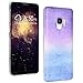 Produktbild Galaxy S9 Hülle Blumen, Handyhülle Galaxy S9 Muster, Dünn Weich Silikon Hülle Slim TPU Bumper Case Cover Stossfeste Handytasche Soft Anti-Rutsch Schutzhülle Schale Handycase für Samsung Galaxy S9