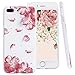 Produktbild ZXK CO iPhone 7 Plus Hülle Flowers, iPhone 8 PlusSilikonhülle, Ultra Dünn Weich Hülle mit Blumen Muster TPU Silikon Handyhülle Transparent für iPhone 7 Plus/8 Plus 5,5"-Rosa Flowers