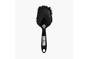 Muc-Off Soft Washing Brush - Spazzola Pulizia Bici con Manico Gommato - Spazzola Setole Morbide e Durevoli in Nylon - Perfetta per Pulire Telaio e Componenti